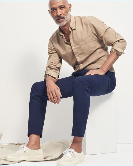 Amazing Cream Colored Cotton Full Sleeve Shirt