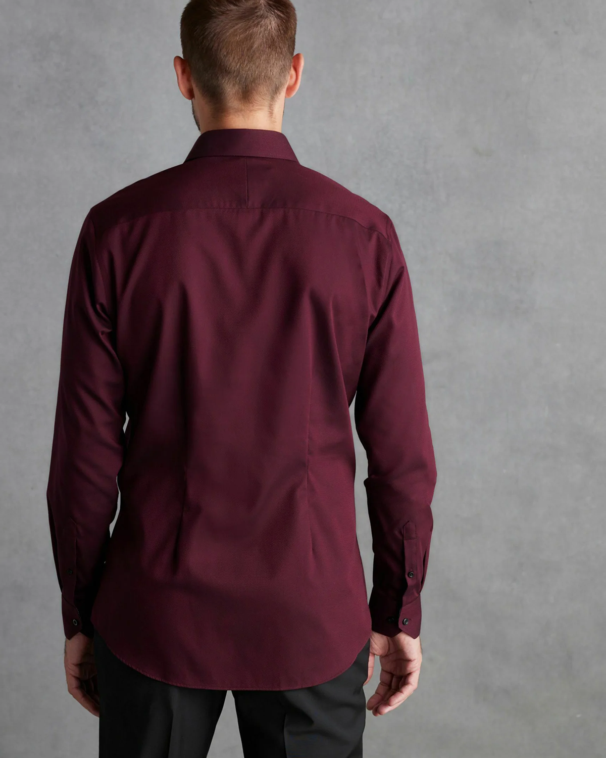 Maroon Regal Cotton Full Sleeve Shirt