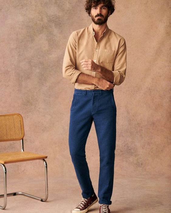 Premium Beige Colored Cotton Shirt