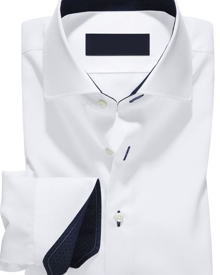 Bold White Colored Cotton Shirt