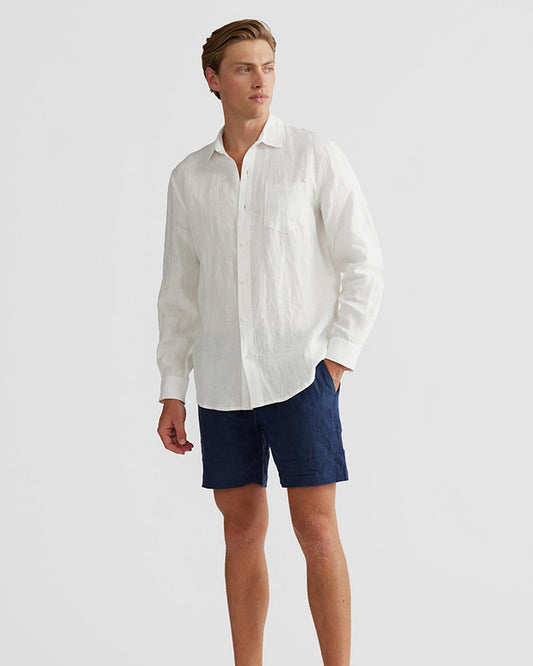 Classic White Cotton Full Sleeve Formal & Casual Wear Shirt