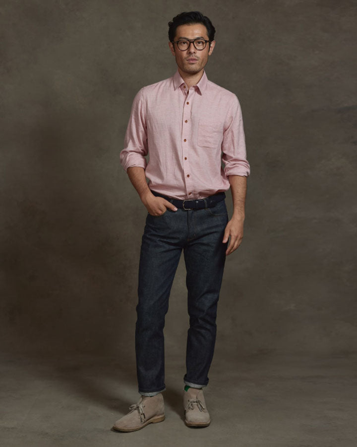 Pastel Pink Cotton Shirt