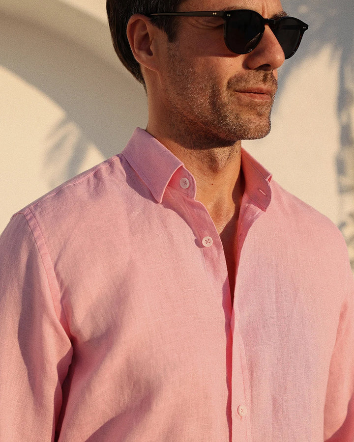 Classic Pink Cotton Shirt – Timeless Wardrobe Essential