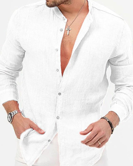 Premium White Colored Cotton Shirt