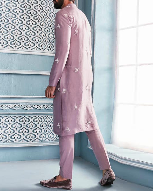 Latest Purple Colored Designer Kurta