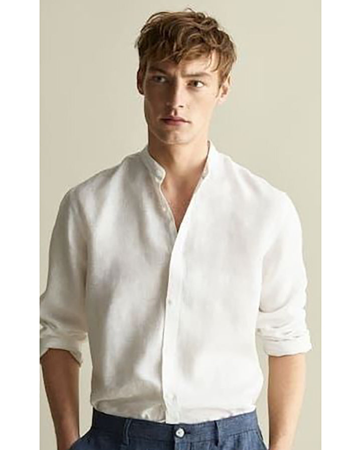 Designer White Colored Plain Shirt