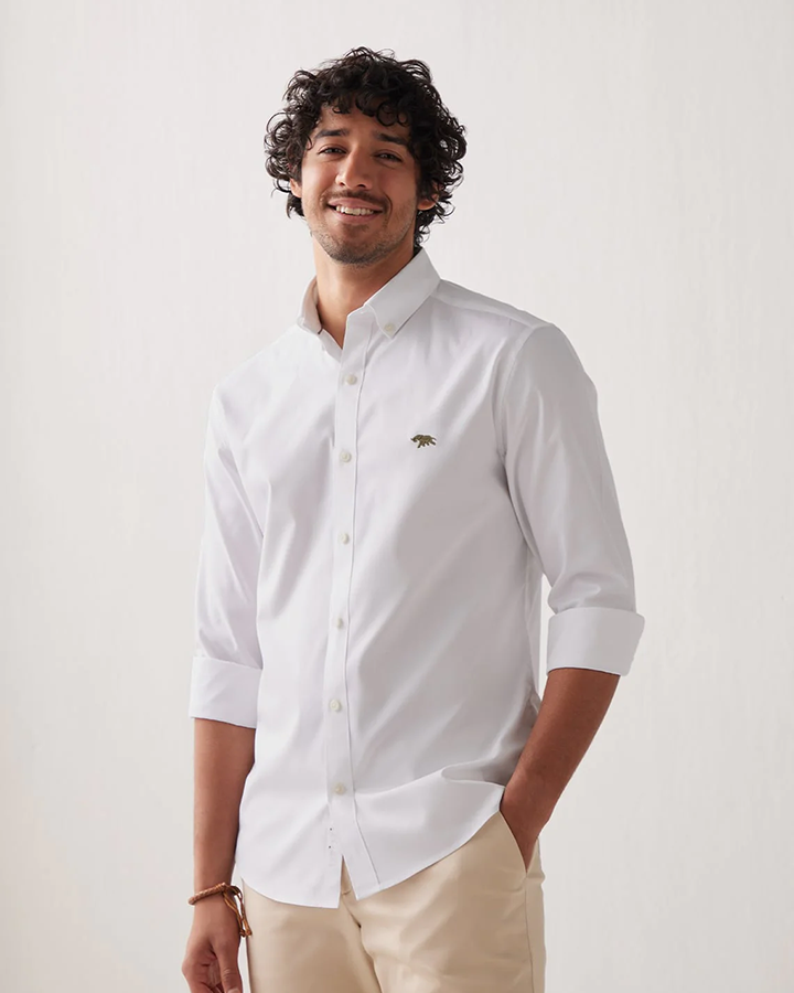 Essential White Colored Cotton Shirt