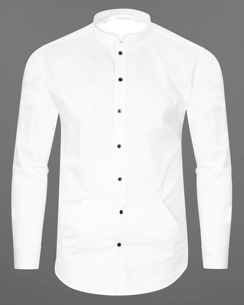 Latest White Colored Formal Cotton Shirt