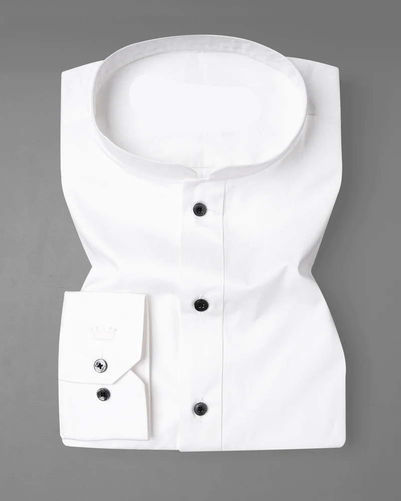 Latest White Colored Formal Cotton Shirt