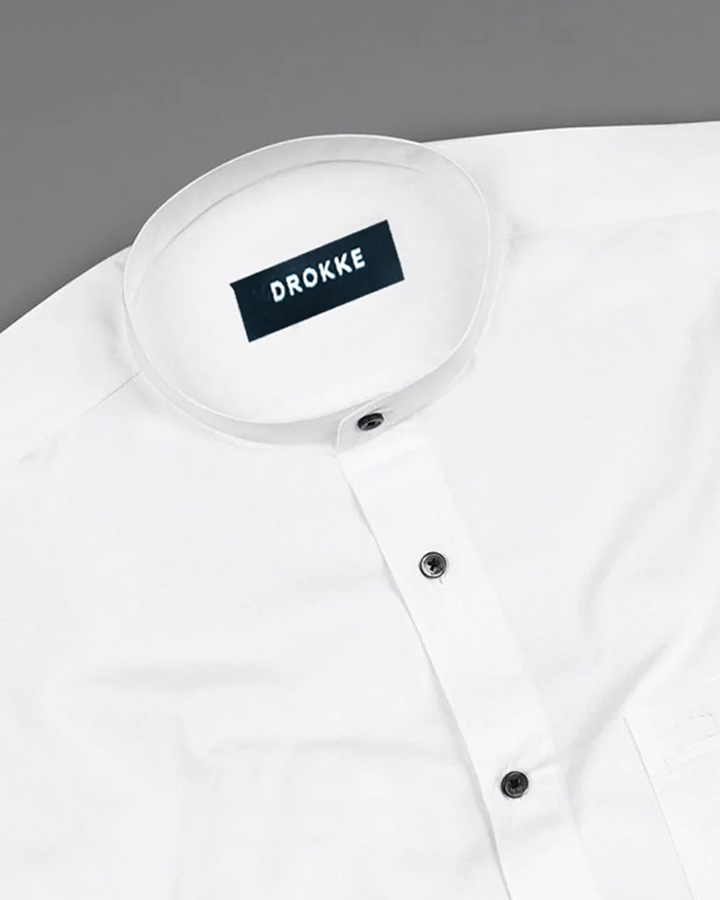 Milky White Premium Cotton Shirt