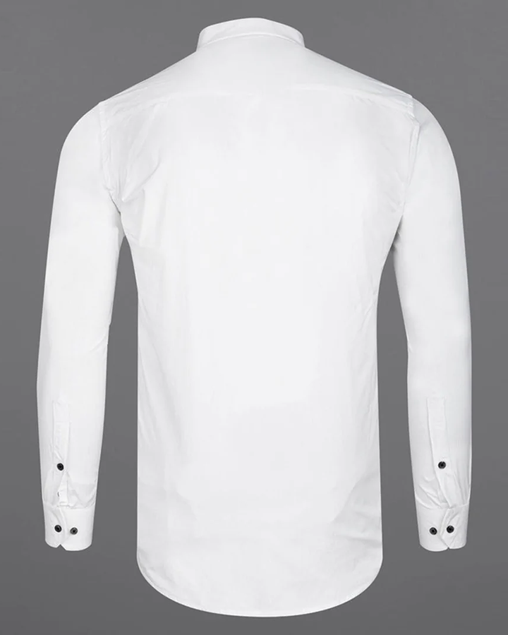 Milky White Premium Cotton Shirt